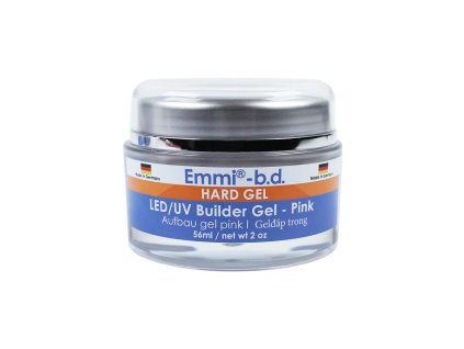 B.D. UV/LED tvrdý modelovací stavebný gél Ružový 56 ml