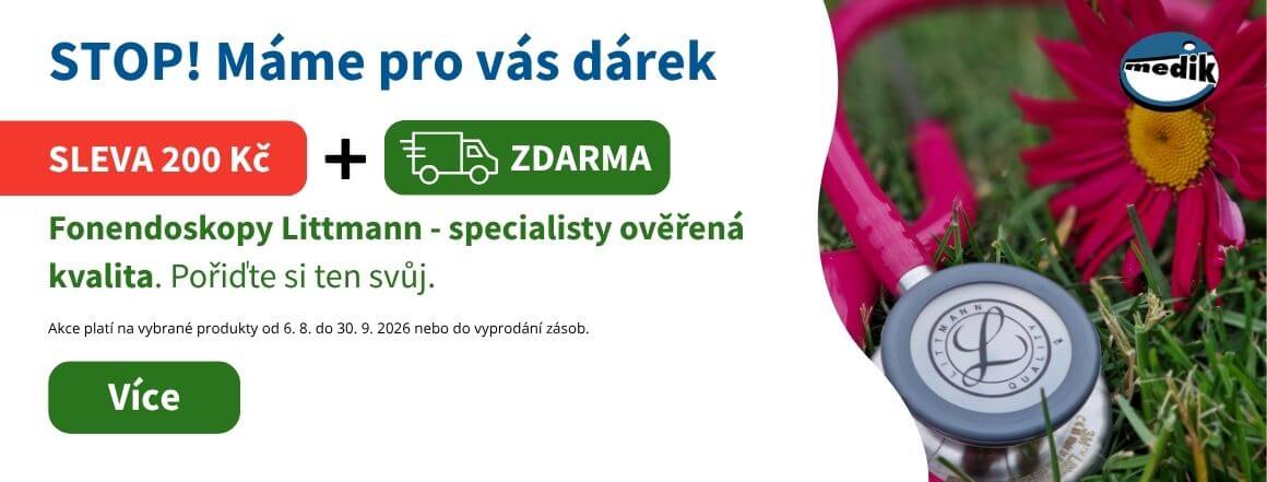 Akce na fonendoskopy Littmann 200 Kč