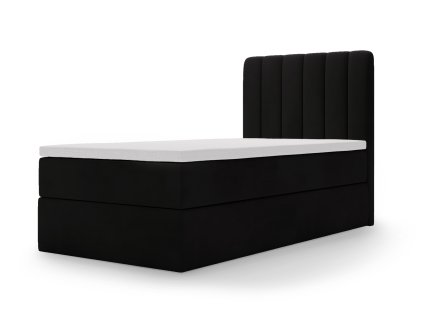 LAMELLA MINI fekete boxspring ágy 90x200