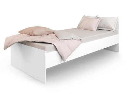 BASIC PLUS egyszemélyes fehér ágy 90x200