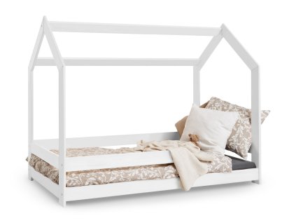 Fehér Valena házikó ágy