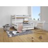 PETRA 6 kiszélesített emeletes ágy 120x200 - fehér