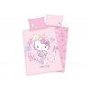 Pamut ágyneműhuzat a babaágyba 100x135 + 40x60 - Hello Kitty