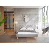 KALIFORNIA szürke kárpitozott egyszemélyes ágy 120x200