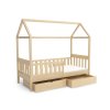 Johny házikó borovi gyerekágy 80x180