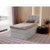 MAGIC MINI szürke kárpitozott boxspring ágy 80x200