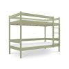 PAULINA olivazöld emeletes ágy 90x200