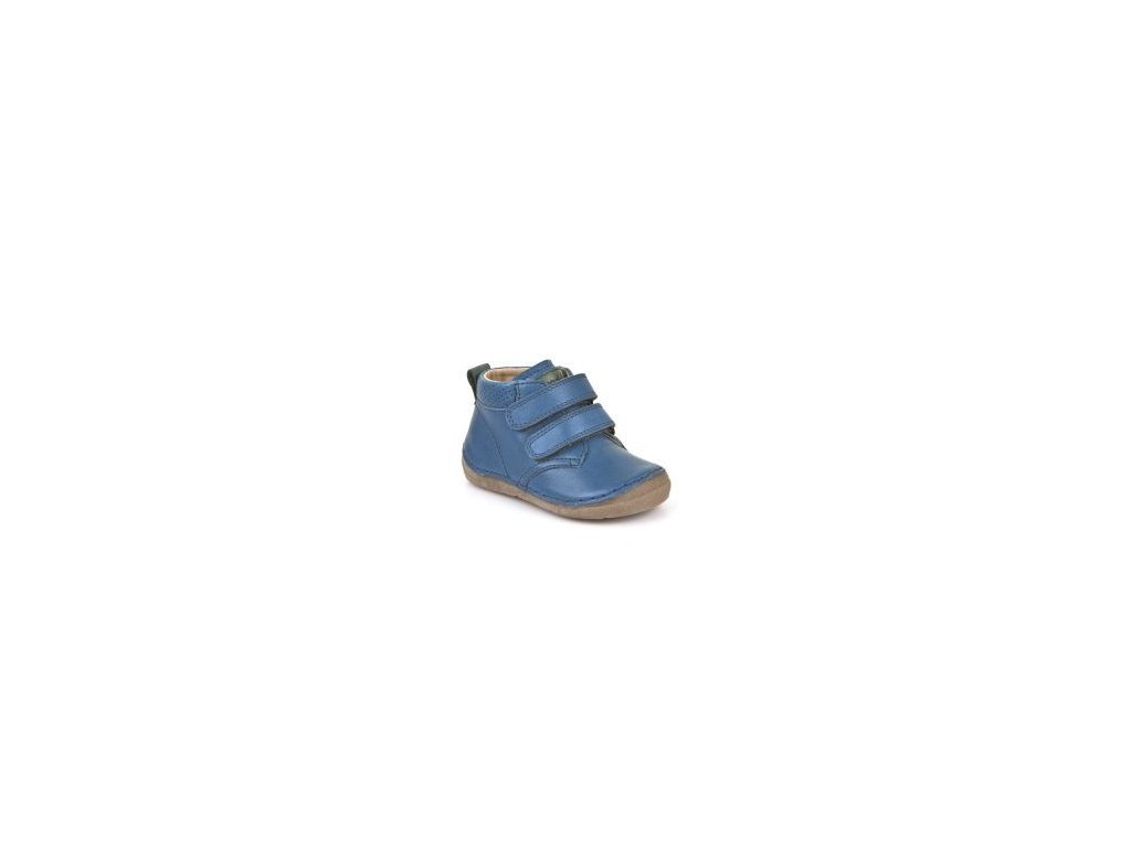 Celoroční kožená Barefoot bota Froddo G2130175-1 Jeans