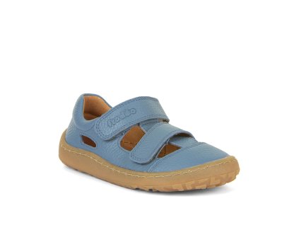 Letní barefoot sandrálky FRODDO G3150266-1 jeans