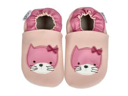 Kozene barefoot capacky CAPIKI Kočička Monča ruzova(1)