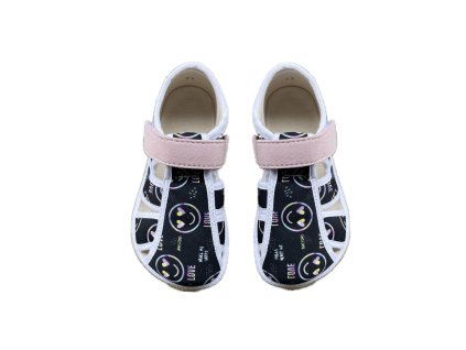 Domácí obuv, barefoot papučky Jonap Home Smile černá