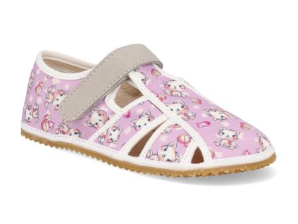 63323 h fial koc barefoot detske prezuvky jonap home fialova kocicka 1