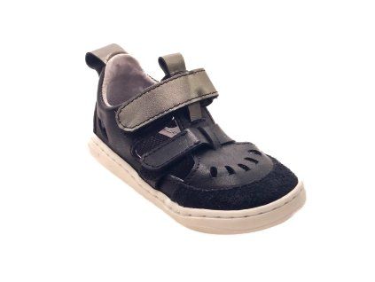 Letní barefoot sandálky PEGRES SBF22 černá