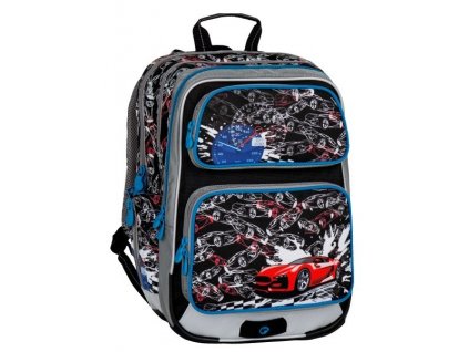 Školní batoh pro prvňáčky GALAXY 7 D BLACK/BLUE