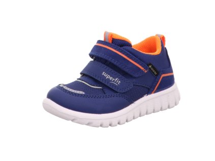 Celoroční obuv/teniska Superfit Sport7 mini 1-006200-8010 blau/orange