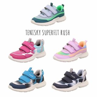 Superfit Rush je oblíbený model tenisek od rakouské značky Superfit. Jsou to lehoučké tenisky s měkkou podrážkou a pevným...