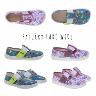 Nízká papučka značky FARE MID-WIDE. Materiál textil, vkládací stélka s podporou klenby + regulační stélka. Pro nožky,...