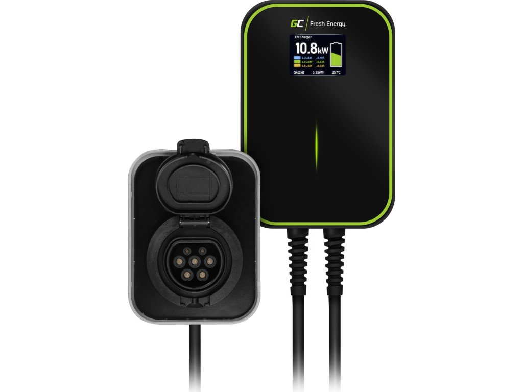 wallbox gc ev powerbox 22kw charger with type 2 socket for charging electric cars and plug in hybrids