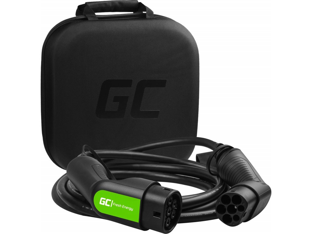 cable green cell gc type 2 22kw 164 ft for charging ev tesla leaf ioniq kona e tron zoe