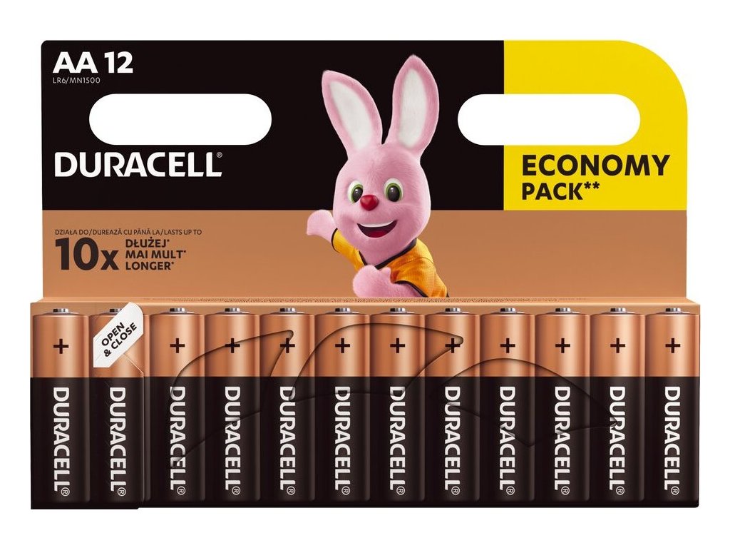 8 x bateria alkaliczna duracell duralock basic c b lr6 aa blister 2