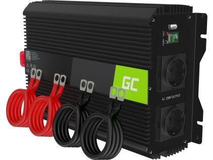 auto spannungswandler green cell 12v do 230v 3000w6000w volles sinusoid