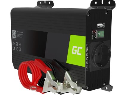 green cell power inverter 24v to 230v 500w 1000w