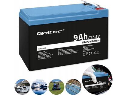 akumulator lifepo4 litowo zelazowo fosforanowy 12 8v 9ah 115 2wh bms