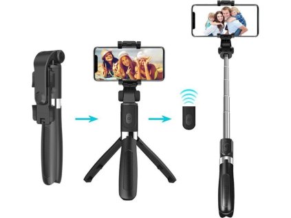 media tech mt5542 selfie stick statyw uchwyt 2w1 pilot bluetooth 4