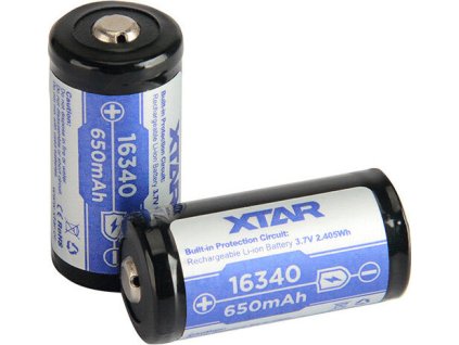 akumulator xtar 16340 r cr123 3 7v li ion 650mah z zabezpieczeniem 9