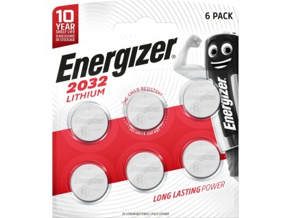 6 x bateria litowa mini energizer cr2032