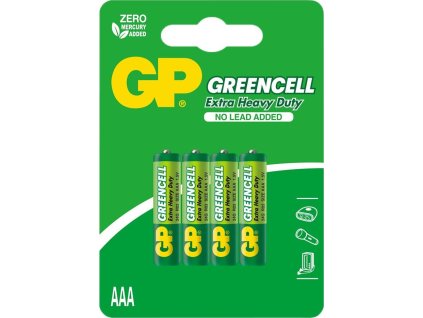 4 x bateria cynkowo weglowa r03 aaa gp greencell