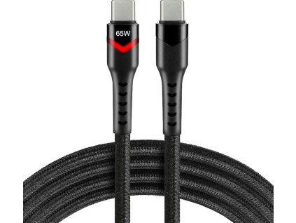 kabel przewod usb c pd led 100cm everactive cbb 1pdr power delivery 3a z obsluga szybkiego ladowania 60w 2