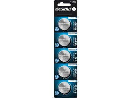 5 x bateria litowa mini everactive cr2450 2