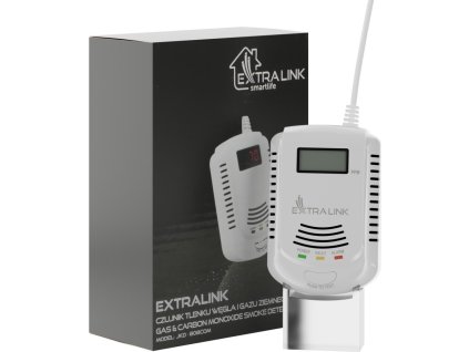 Detektor plynu a oxidu uhelnatého | 110dB, Extralink JKD-808COM |