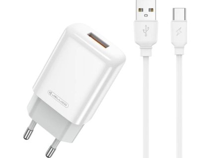 ladowarka sieciowa jellico 2 4a 12w 1x usb kabel usb c
