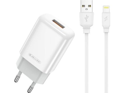 ladowarka sieciowa jellico 2 4a 12w 1x usb kabel lighting iphone 2