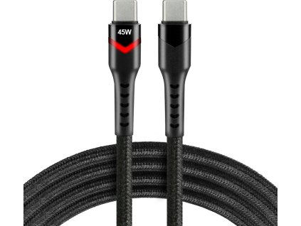 kabel przewod usb c pd rgb led 300cm everactive cbb 3pdr power delivery 2 25a z obsluga szybkiego ladowania 45w 5