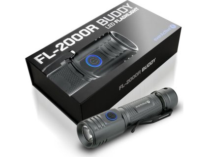 ladowalna latarka reczna led everactive fl 2000r buddy 7