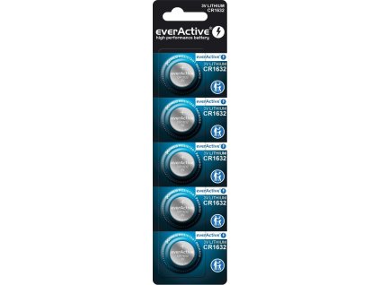 5 x bateria litowa mini everactive cr1632 2