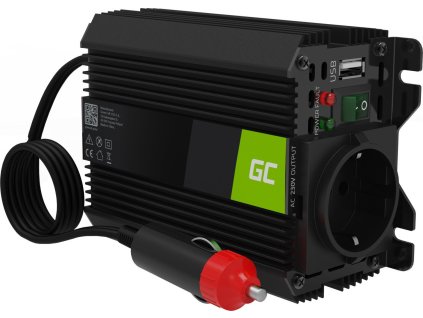 green cell car power inverter converter 12v to 230v modificated sine 150w300w with usb