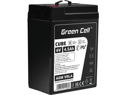 green cell cube agm ip54 6v 4ah vrla battery gel deep cycle scooter mower boat barge mower tractor fishing boat