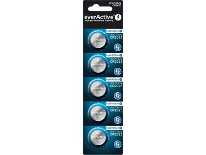 5x bateria litowa mini everactive cr2025 2