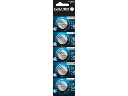 5 x bateria litowa mini everactive cr2477 2