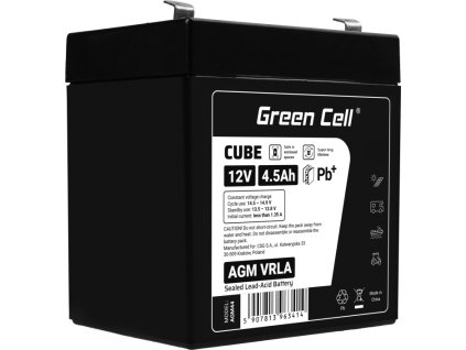 green cell agm 12v 45ah akumulatorova bezudrzbovy akumulator hracky vystrazne systemy hrackarske vozidlo
