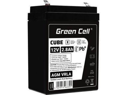 green cell agm vrla 12v 28ah bezobslugowy akumulator do systemu alarmowego kasy fiskalnej zabawki
