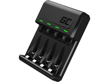 green cell gc vitalcharger ni mh aa and aaa battery charger with micro usb and usb c port