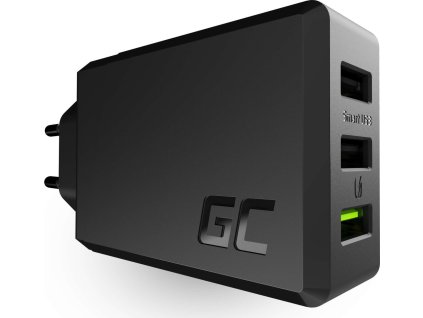 ladowarka sieciowa gc chargesource3 3xusb 30w z szybkim ladowaniem ultra charge i smart charge