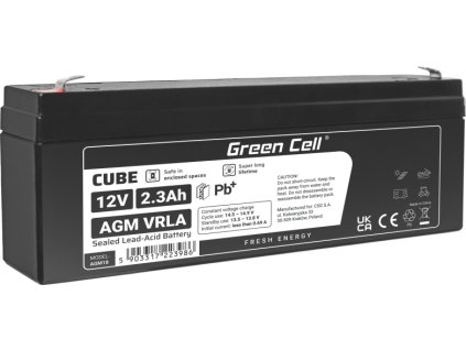 green cell agm 12v 23ah akumulatorova bezudrzbovy akumulator hracky vystrazne systemy hrackarske vozidlo