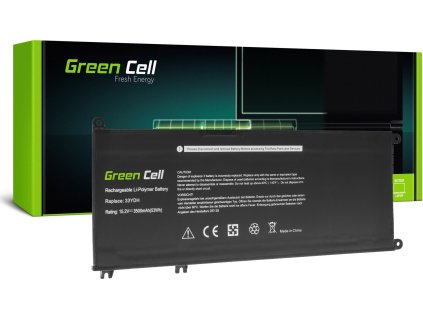 green cell battery 33ydh for dell inspiron g3 3579 3779 g5 5587 g7 7588 7577 7773 7778 7779 7786 latitude 3380 3480 3490 3590
