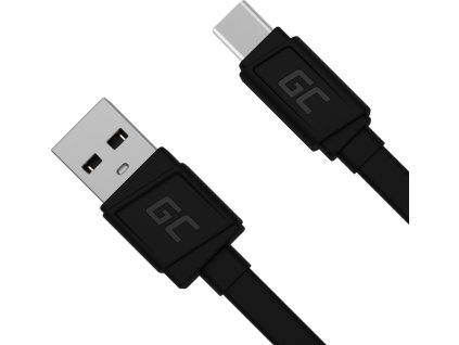 gcmatte usb c flat cable 25 cm with fast charging